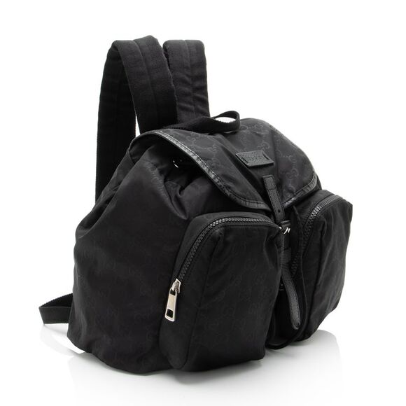 Gucci GG Nylon Buckle Double Pocket Backpack main image 9